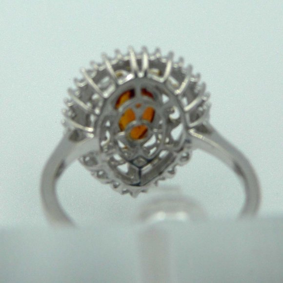 Sz 9 Genuine Natural Tanzania Tangerine Kyanite Ring - Picture 2 of 5